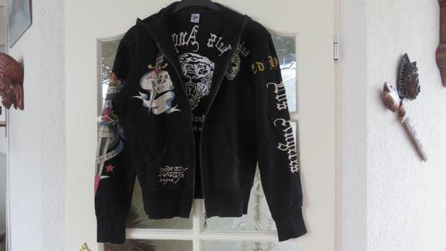 Ed Hardy hoody mt. M. Christian Audigier, Kleding | Heren, Truien en Vesten, Zo goed als nieuw, Maat 48/50 (M), Zwart, Ophalen of Verzenden