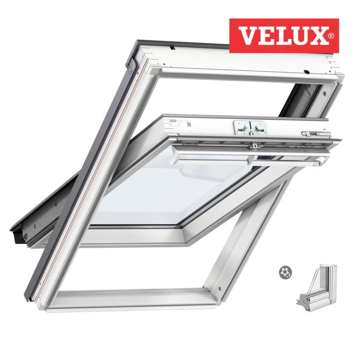 Complete nieuwe VELUX dakraamset – 30% goedkoper., Doe-het-zelf en Verbouw, Glas en Ramen, Nieuw, Dakraam, 120 tot 160 cm, 80 tot 120 cm