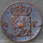 1/2 cent 1857 - halve cent 1857 Willem 3, Postzegels en Munten, Munten | Nederland, Overige waardes, Koning Willem III, Losse munt
