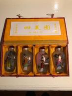 4 snuifflesjes in doosje, Ophalen of Verzenden