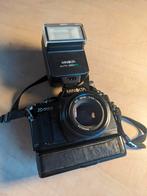 Minolta x-700 set, flitser, 50mm lens, autowinder, Ophalen of Verzenden, Gebruikt, Spiegelreflex, Minolta