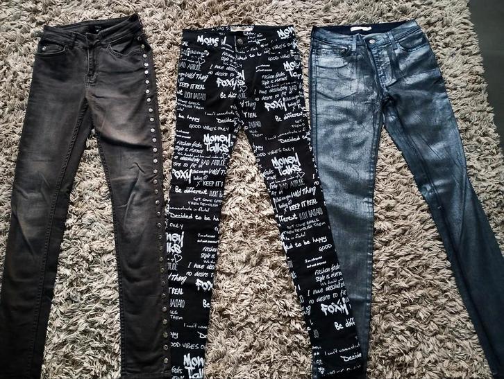 3x Skinny broek van Nikkie, Kinderen en Baby's, Kinderkleding | Maat 164, Nieuw, Meisje, Broek, Ophalen of Verzenden