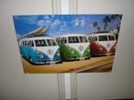 Volkswagen Camper Busjes poster 60 x 90 cm in nieuw staat, Huis en Inrichting, Woonaccessoires | Schilderijen, Tekeningen en Foto's