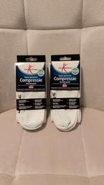 Lucovitaal compressie steunkousen 2 paar maat 36/41, Kleding | Dames, Sokken en Kousen, Sokken en Kniesokken, Wit, Maat 35 t/m 38