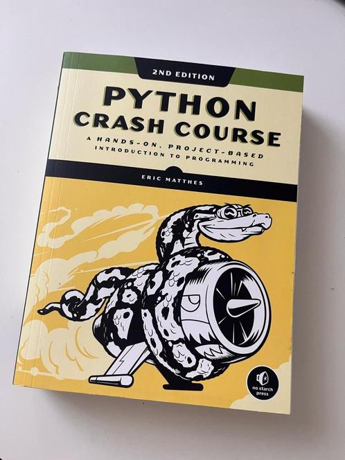 Python Crash course, Boeken, Studieboeken en Cursussen, Zo goed als nieuw, WO, Beta, Ophalen of Verzenden