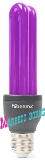 UV spaarlamp, Blacklight met E27 schroef fitting, Nieuw, Info@marbeco.nl, BeamZ, Licht