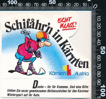 Sticker: Karnten - Austria - Schifahrn in Karnten beschikbaar voor biedingen