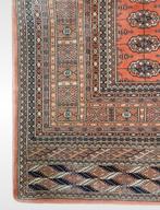 Vintage retro oosters vloerkleed Rubens pink wol 249x298cm, Gebruikt, ., Crème, Perzisch oosters Bokhara pink