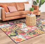 Patchwork vintage vloerkleed rozenkelim moods, Huis en Inrichting, Ophalen, 200 cm of meer, Zo goed als nieuw, Rood