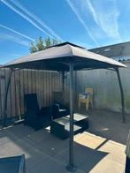 Partytent antraciet, Tuin en Terras, Partytenten, Gebruikt, Partytent, Minder dan 4 meter, Minder dan 5 meter