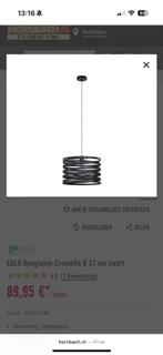 Hanglamp enkel eglo cremella, Ophalen, Poedercoat metaal, Zo goed als nieuw, Metaal