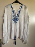 Prachtige tuniek maat 52, Ophalen of Verzenden, Zo goed als nieuw, Wit, Blouse of Tuniek