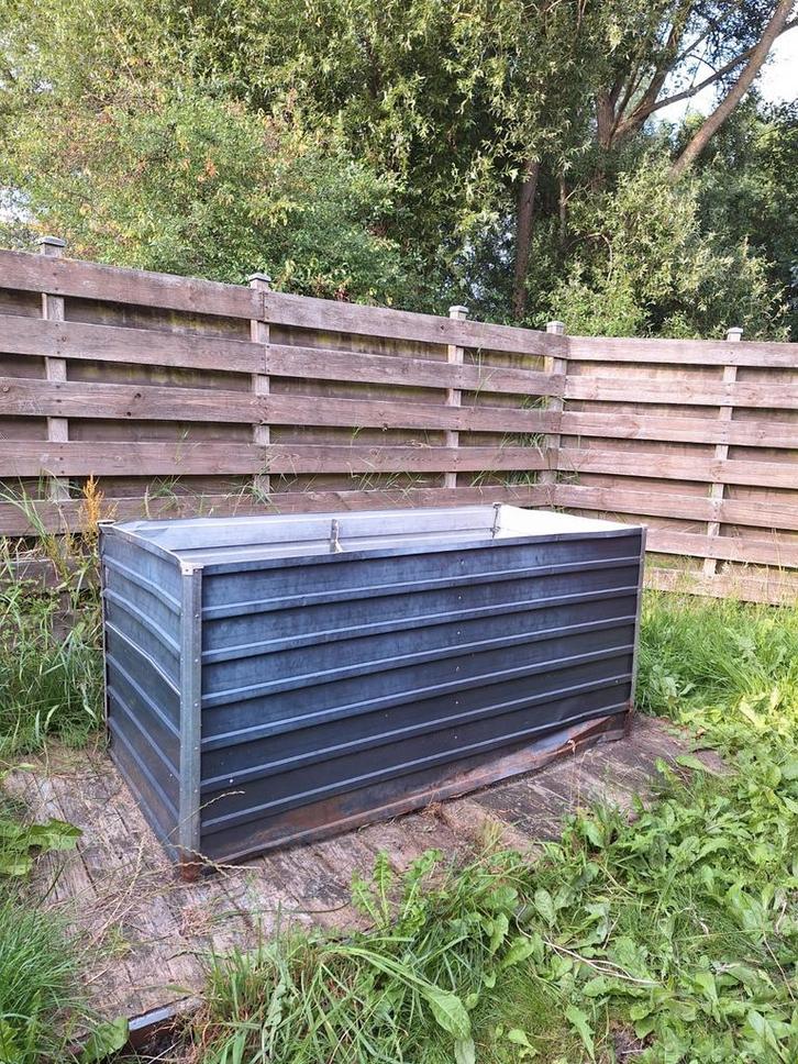 VidaXL - grote bloempot, Tuin en Terras, Bloempotten, Gebruikt, Overige materialen, Tuin, 70 cm of meer, 40 cm of meer, Rechthoekig