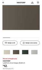 Havstorp Ladefront Bruin/Beige 60x40cm - Nieuw!, Huis en Inrichting, Keuken | Keukenelementen, Ophalen, Bruin, Nieuw, 50 tot 100 cm