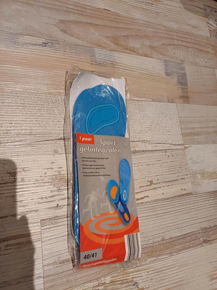 Sport gel  inlegzolen maat 40/41 - Nieuw in verpakking, Sport en Fitness, Fitnessmaterialen, Nieuw, Overige typen, Benen, Ophalen