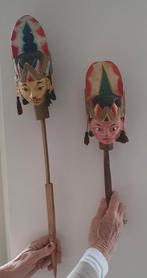 Oude Wajang Poppen - Indonesische Schatten, Ophalen of Verzenden