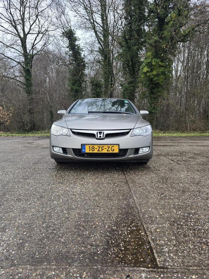 Honda Civic 1.3 Vtec Hybrid 4DR C-tr. 2008 Grijs, Auto's, Honda, Bedrijf, Civic, Hybride Elektrisch/Benzine, A, Sedan, Automaat