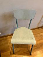 Vintage buisframe stoel, Huis en Inrichting, Stoelen, Ophalen, Gebruikt, Blauw, Retro jaren 50 - Rietveld