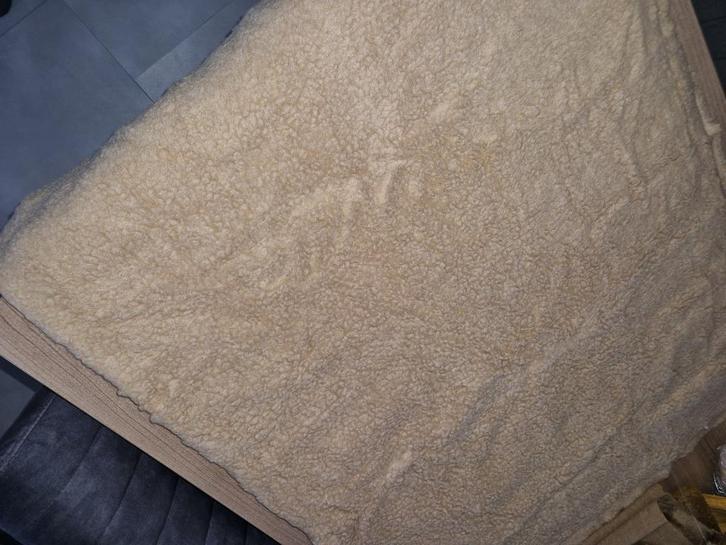 stof beer beren teddy beige / licht bruin mooi 160 x 200 cm, Hobby en Vrije tijd, Stoffen en Lappen, Nieuw, Overige materialen