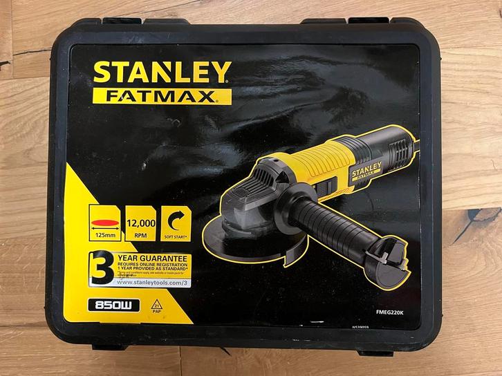 Stanley Fatmax Slijptol  FMEG220, Doe-het-zelf en Verbouw, Gereedschap | Schuurmachines, Gebruikt, Overige typen, 600 tot 1200 watt