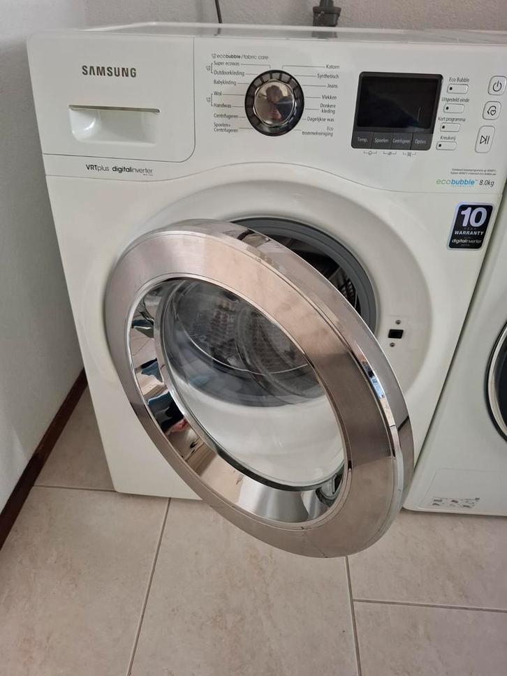 Samsung eco bubble  wasmachine, Witgoed en Apparatuur, Wasmachines, Zo goed als nieuw, Voorlader, 6 tot 8 kg, 85 tot 90 cm, 1200 tot 1600 toeren