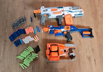 3 Nerf pistolen met pijltjes mogen ook los verkocht worden. beschikbaar voor biedingen