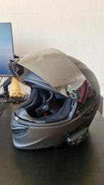 Scorpion EXO-1400 EVO 2 CARBON AIR met Cardo FREECOM 4X, Motoren, Dames, Integraalhelm, L, Tweedehands