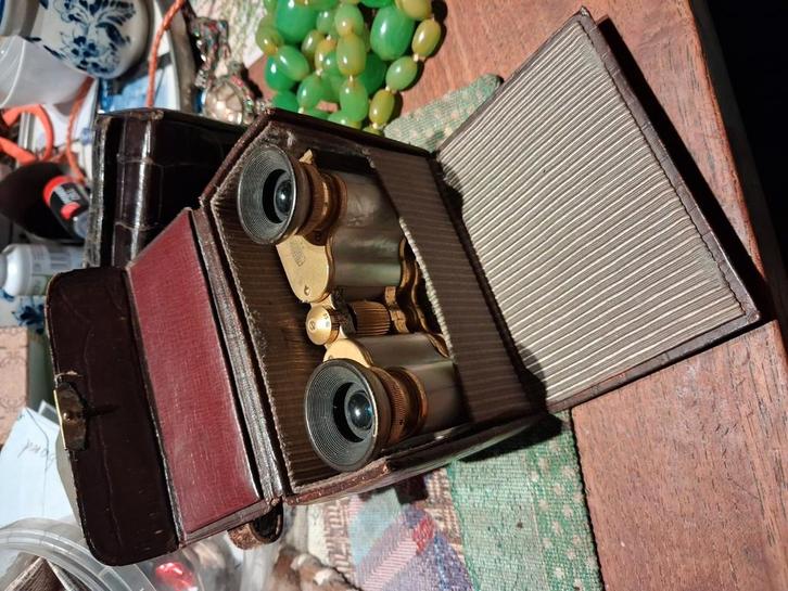 zeldzame Carl zeiss toneel kijker parelmoer  1900 3x13.5, Antiek en Kunst, Antiek | Gereedschap en Instrumenten, Verzenden