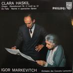 LP - Clara Haskil, piano - Igor Markevitch, dirigent, Ophalen of Verzenden, Zo goed als nieuw, 12 inch