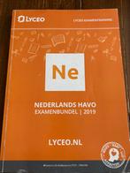 LYCEO NEDERLANDS HAVO EXAMENBUNDEL 2019, Ophalen of Verzenden, Gelezen, HAVO, Nederlands