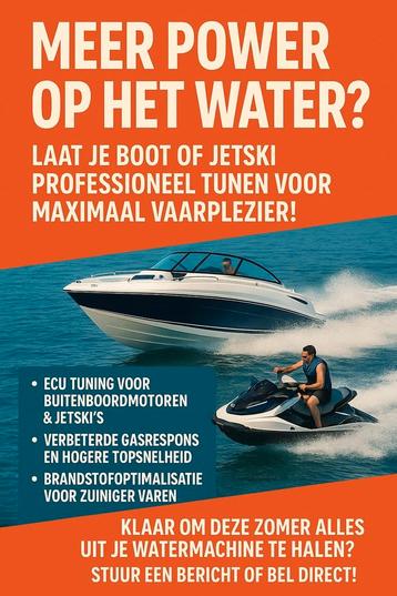 Meer power op het water?  beschikbaar voor biedingen