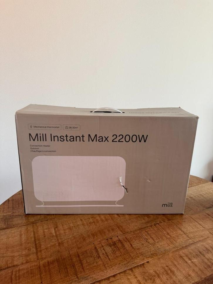 Mill Instant Max 2200W - Heater/verwarming, Doe-het-zelf en Verbouw, Verwarming en Radiatoren, Zo goed als nieuw, Radiator, 800 watt of meer
