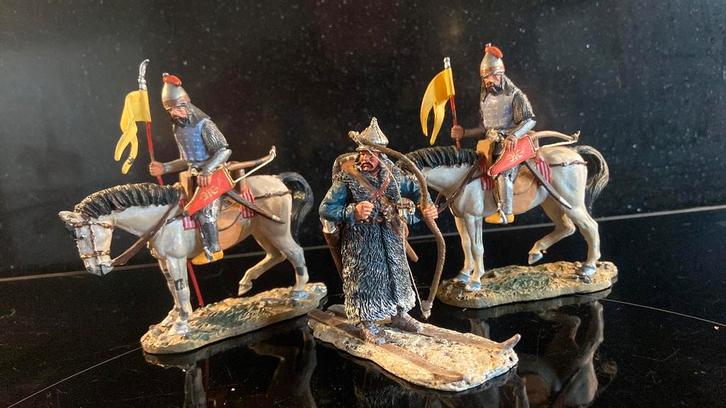 Delprado: Middeleeuwse kozakken, Verzamelen, Poppetjes en Figuurtjes, Zo goed als nieuw, Ophalen of Verzenden