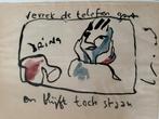 Herman Brood  Verrek de telefoon gaat  Stift Tekening, Ophalen