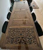 Unieke eettafel, Huis en Inrichting, Tafels | Eettafels, 200 cm of meer, 50 tot 100 cm, Arabisch en modern, Rechthoekig