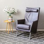 Fraaie Montis Madonna fauteuil - Aubergine, Ophalen of Verzenden, Zo goed als nieuw, Leer