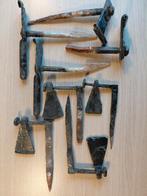 8 hele oude luikhouders uit oude boerderij, Ophalen of Verzenden, Gebruikt