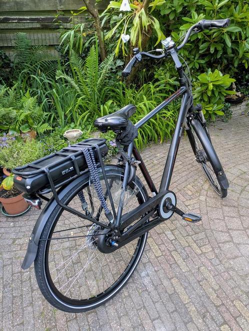 Elektrische Amslod Highland LX 7 speed., Fietsen en Brommers, Fietsen | Heren | Herenfietsen, Zo goed als nieuw, Overige merken