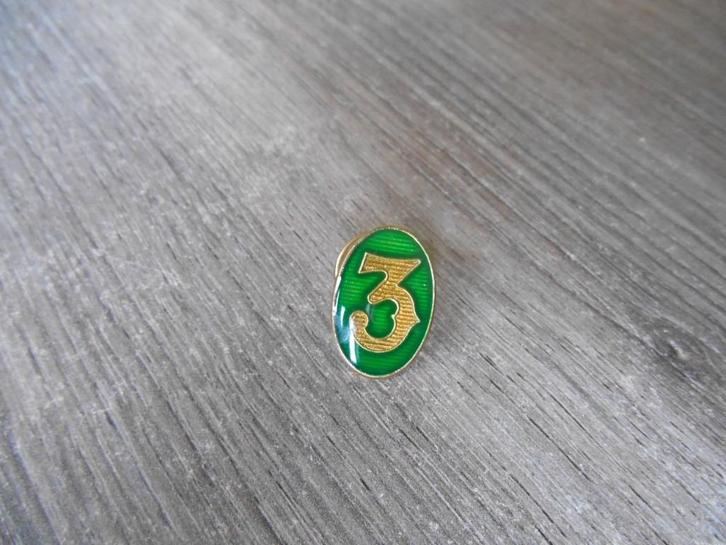 Vierdaagse cijfer 3, Verzamelen, Militaria | Algemeen, Landmacht, Lintje, Medaille of Wings, Nederland, Ophalen of Verzenden