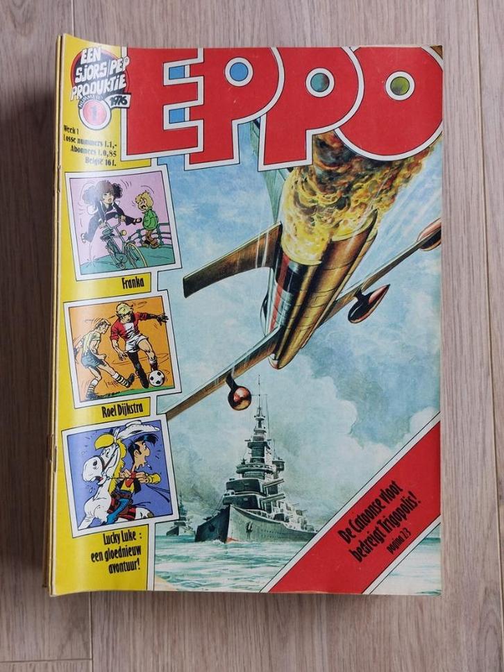 Eppo Jaargang 1976 (compleet), Boeken, Stripboeken, Gelezen, Complete serie of reeks, Ophalen of Verzenden