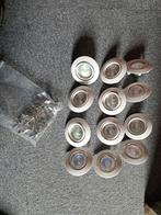12 witte inbouwspotjes 12v,nog nieuw, Ophalen of Verzenden, Nieuw, Metaal of Aluminium
