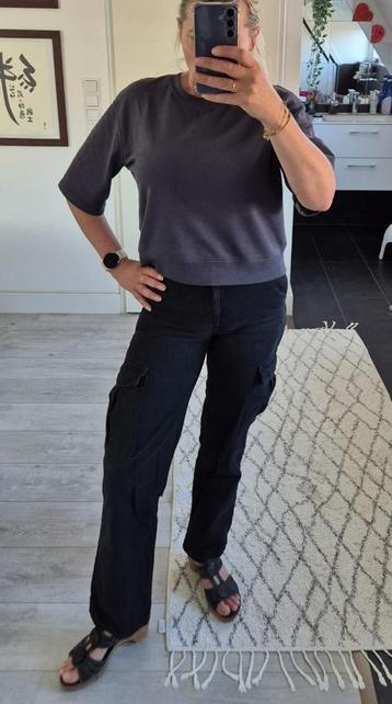Zwarte dames cargo jeans | Pull & Bear | Maat 34 | Nieuw beschikbaar voor biedingen