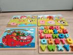 Houten Puzzels en Alfabet, Kinderen en Baby's, Speelgoed | Kinderpuzzels, 2 tot 4 jaar, Ophalen of Verzenden, Zo goed als nieuw