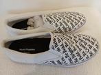 Witte Hush Puppies Instappers met Print - Maat 45, Ophalen of Verzenden, Zo goed als nieuw, Wit