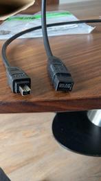 InLine FireWire kabel, 4pol/9-polige stekker/stekker, 1 m, Computers en Software, Pc- en Netwerkkabels, Ophalen of Verzenden, Nieuw