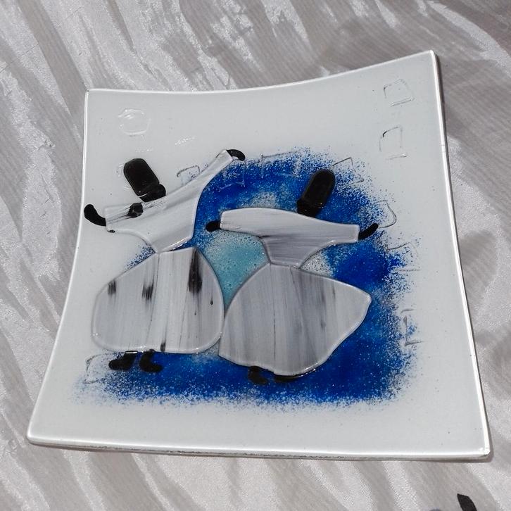 Gefusde glaskunst, Turkijke/ Rumi., Antiek en Kunst, Kunst | Schilderijen | Abstract, Ophalen of Verzenden