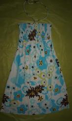 Blauw Witte Jurk met Bloemen Vero Moda (M), Maat 38/40 (M), Blauw, Vero Moda, Ophalen of Verzenden