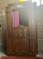 Authentieke houten biechtstoel, origineel kerkmeubilair, Ophalen