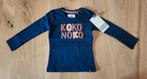 Nieuw! Koko Noko, longsleeve, meisje, donkerblauw, maat 74, Kinderen en Baby's, Babykleding | Maat 74, Meisje, Nieuw, Ophalen of Verzenden