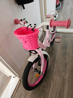 Kinderfiets 16-20 inch met mandje, Fietsen en Brommers, Fietsen | Kinderfietsjes, Ophalen, Gebruikt, 16 tot 20 inch, Zijwieltjes